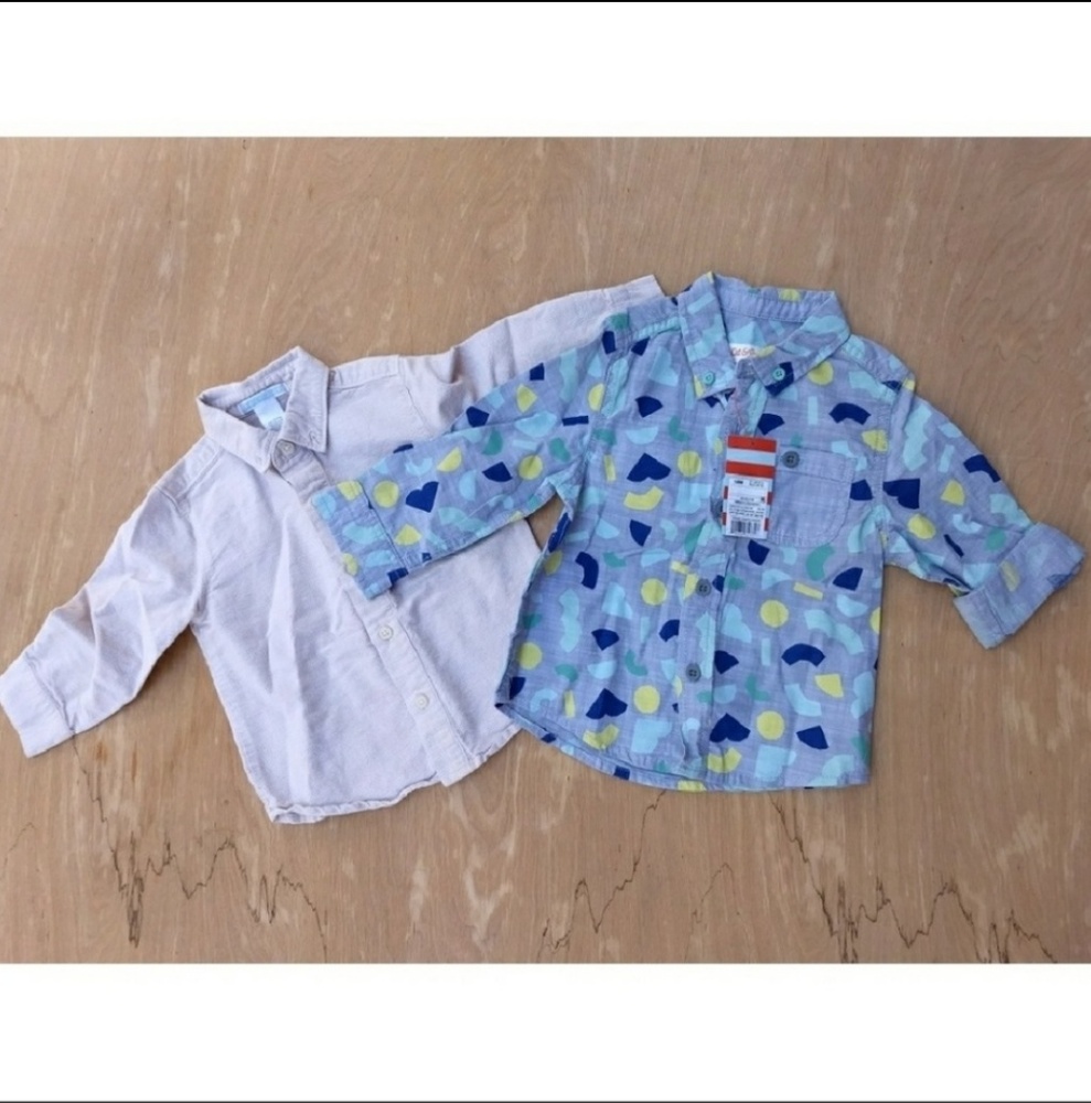 3/$15 Toddler shirt bundle janie Jack cat 18 month